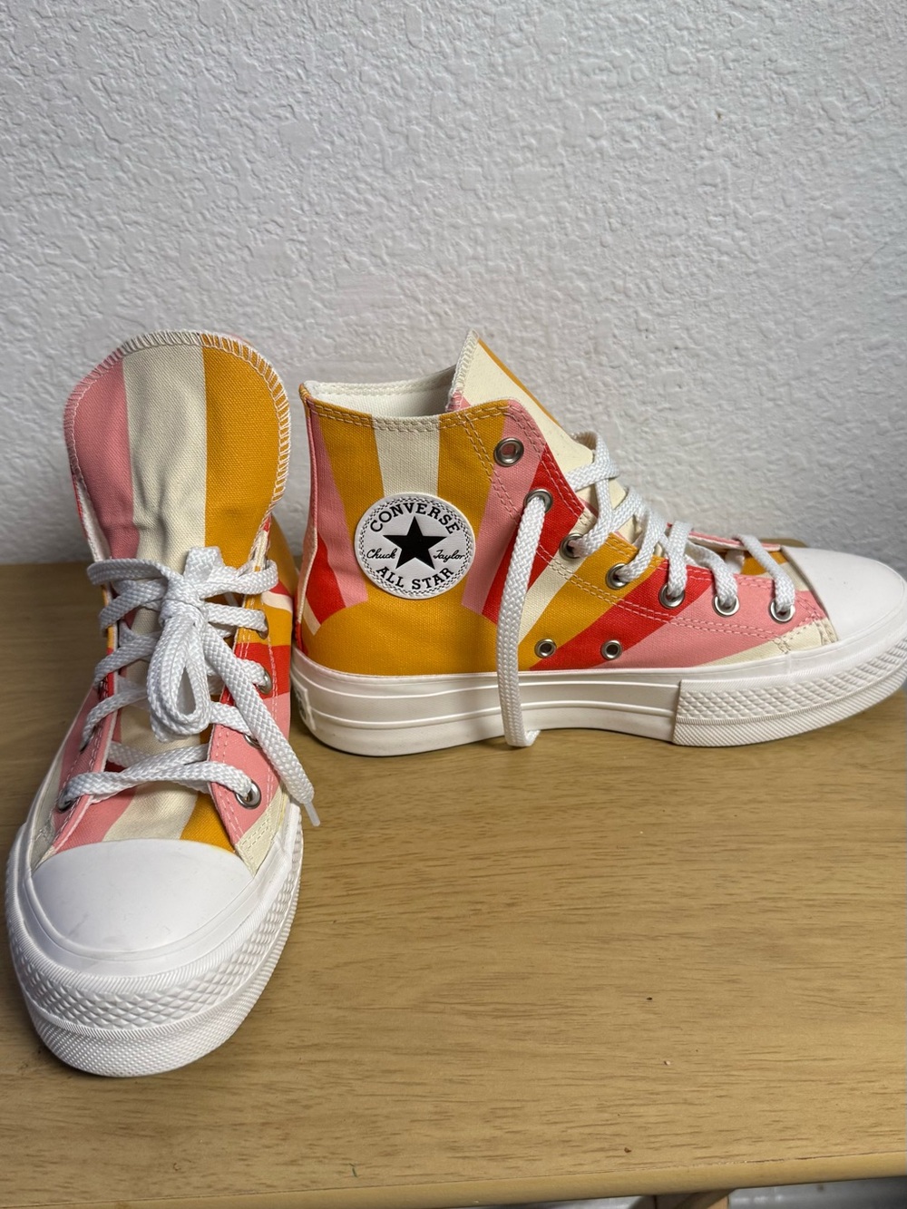 Canvas platform sneakers, Converse Chuck Taylor All Star Lift Hi Summer Spirit - Picture 4 of 8